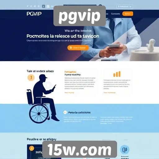 Acessibilidade e design do site pgvip em análise